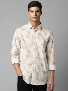 Louis Philippe Sport Slim Fit Floral Printed Pure Cotton Casual Shirt