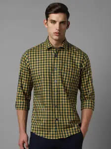 Louis Philippe Sport Slim Fit Buffalo Checked Pure Cotton Casual Shirt
