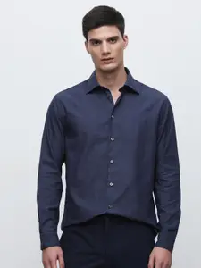 SELECTED Spread Collar Organic Cotton Casual Shirt