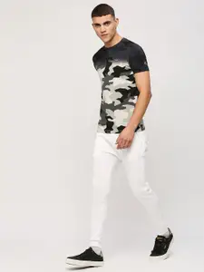 Pepe Jeans Camouflage Printed Slim Fit T-shirt