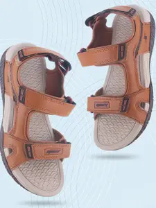 Sparx Men Tan & Brown Sports Sandals