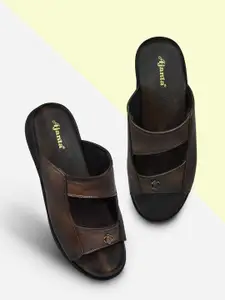 Ajanta Textured Comfort Sandals