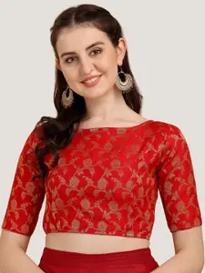 Oomph! Floral Woven Design Saree Blouse