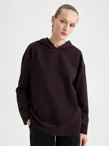 DeFacto Long Sleeves Hooded Sweatshirt
