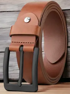The Roadster Lifestyle Co. Men Tan Leather Formal Belt