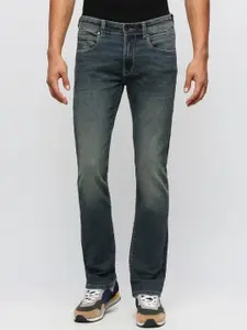 Pepe Jeans Men Slim Fit Low Distress Light Fade Stretchable Cotton Jeans