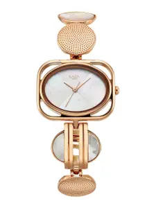 Titan Women Grey Raga Power Pearls Dial Analog Watch 95225WM01F