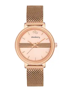 DressBerry Women Dial & Stainless Steel Bracelet Style Straps Analogue Watch DB-015
