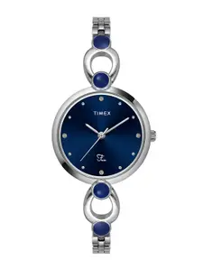 Timex Women Stainless Steel Bracelet Style Straps Analogue Watch TWEL18100