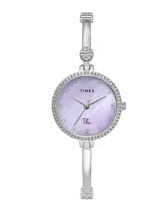 Timex Women Stainless Steel Bracelet Style Straps Analogue Watch TWEL18400