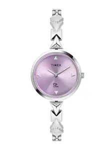 Timex Women Stainless Steel Bracelet Style Straps Analogue Watch TWEL18300