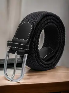 ZORO Men Black Textured Belt