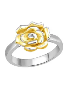 Vighnaharta Rhodium-Plated Finger Ring