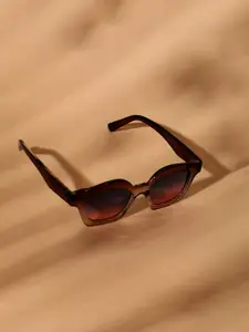 HAUTE SAUCE by  Campus Sutra Women Square Sunglasses with Polarised Lens