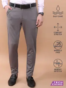 HIGHLANDER Men Mid Rise Formal Trousers