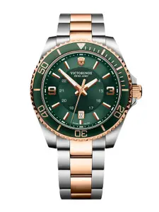 Victorinox Men Dial & Bracelet Style Straps Analogue Watch 242008