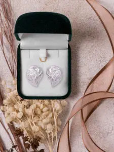 Abhooshan 925 Sterling Silver Contemporary Studs Earrings