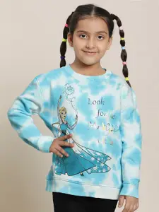 Kids Ville Girls Frozen Printed Cotton Sweatshirt