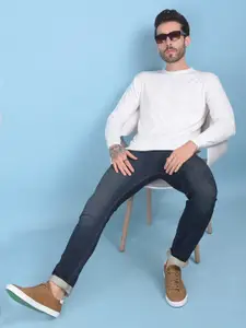 Crimsoune Club V-Neck Long Sleeves Pullover Sweatshirt