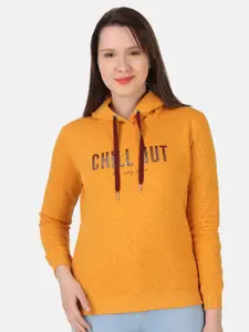 FLOSBERRY Printed Hooded Cotton Sweatshirt