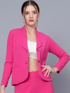 Golden Kite Shawl Collar Long Sleeved Single-Breasted Blazers