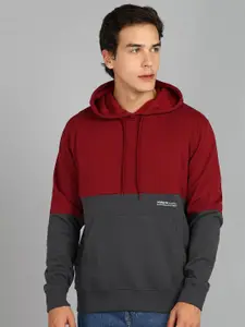 Metronaut Colourblocked Hooded Sweatshirt