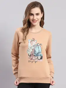 Monte Carlo Graphic Printed Cotton Sweatshirt