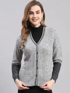 Monte Carlo Cable Knit Woollen Cardigan Sweater