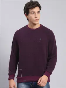 Monte Carlo Self Design Round Neck Sweatshirt