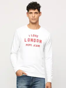 Pepe Jeans Typography Printed Sweatshirt