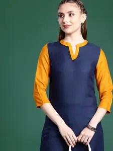 Sangria Women Colourblocked Kurta