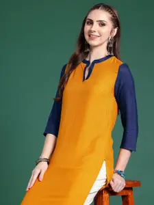 Sangria Women Colourblocked Kurta