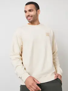 Styli Minimal Print Relaxed Fit Sweatshirt