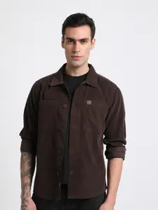 THE BEAR HOUSE Slim Fit Opaque Casual Shirt