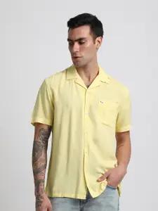 THE BEAR HOUSE Slim Fit Opaque Casual Shirt