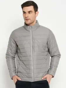 Cantabil Men Grey Lightweight Padded Jacket