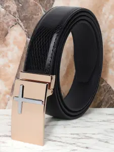 The Roadster Lifestyle Co. Men Textured Casual Belt