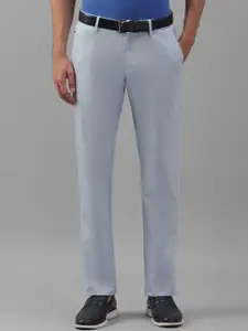 Allen Solly Men Mid Rise Slim Fit Cotton Formal Trousers