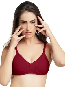 Lovable Full Coverage Lightly Padded Cotton Bra With All Day Comfort