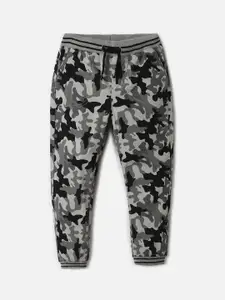 UrbanMark Boys Camouflage Printed Pure Cotton Joggers
