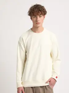 THE BEAR HOUSE Round Neck Long Sleeves Relaxed Fit T-shirt