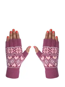 LOOM LEGACY Acrylic Half Finger Hand Gloves
