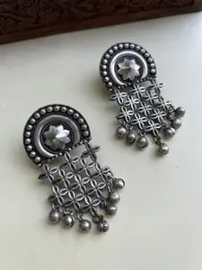 FIROZA Oxidised Drop Earrings