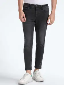 Flying Machine Men Skinny Fit Light Fade Cropped Stretchable Jeans