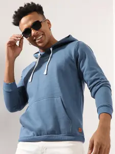 Campus Sutra Hooded Cotton Sweatshirt