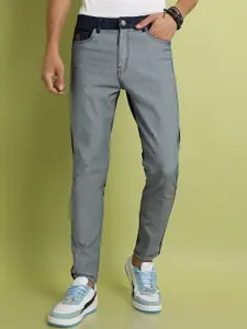 Campus Sutra Men Navy Blue Smart Clean Look Stretchable Jeans