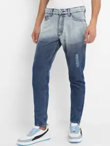 Campus Sutra Men Smart Mildly Distressed Heavy Fade Ombre Stretchable Jeans