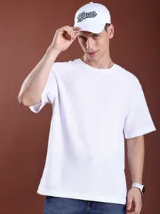 HIGHLANDER Popcorn Structured Oversized T-shirt