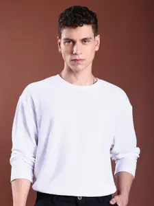 HIGHLANDER Popcorn Structured Oversized T-shirt