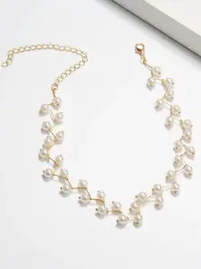 FIMBUL Gold-Plated Beaded Necklace
